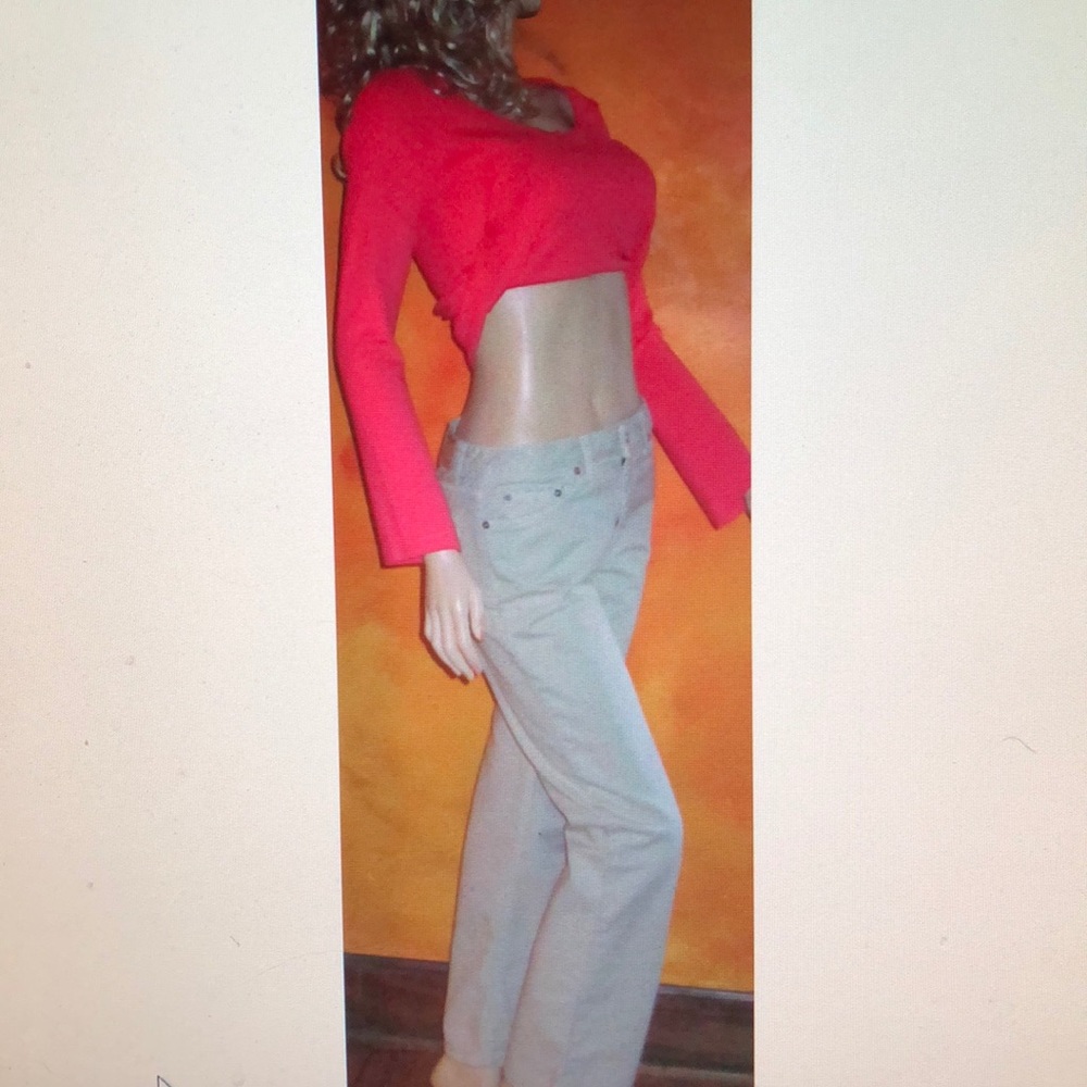 Victoria's Secret Natural Beige Classic Jeans 6